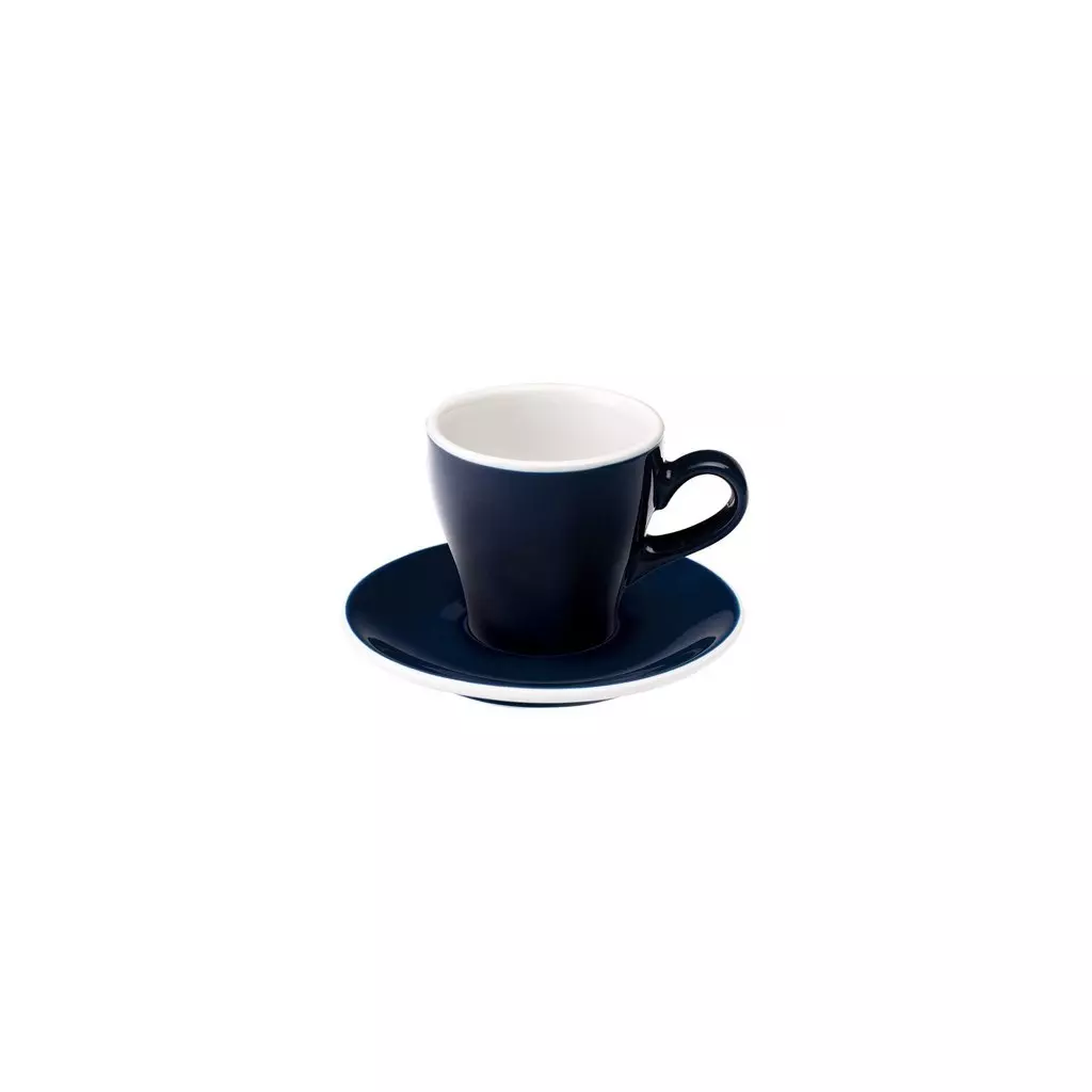 Loveramics Tulip - Cup and sauecr - Cappuccino 180 ml - Denim
