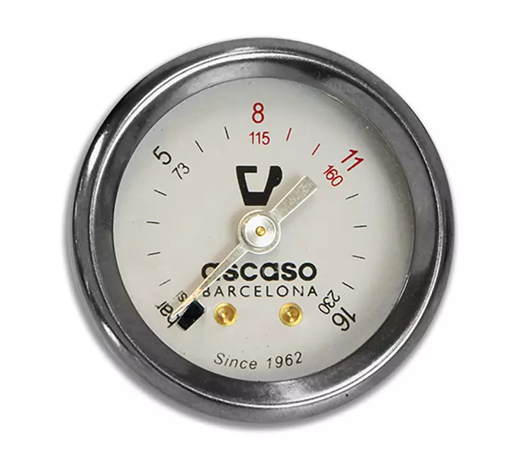 S kávovarem Ascaso Dream PID budete mít dokonalý přehled o extrakci kávy. Zdroj: https://www.ascaso.com Ascaso Dream PID - čas extrakce