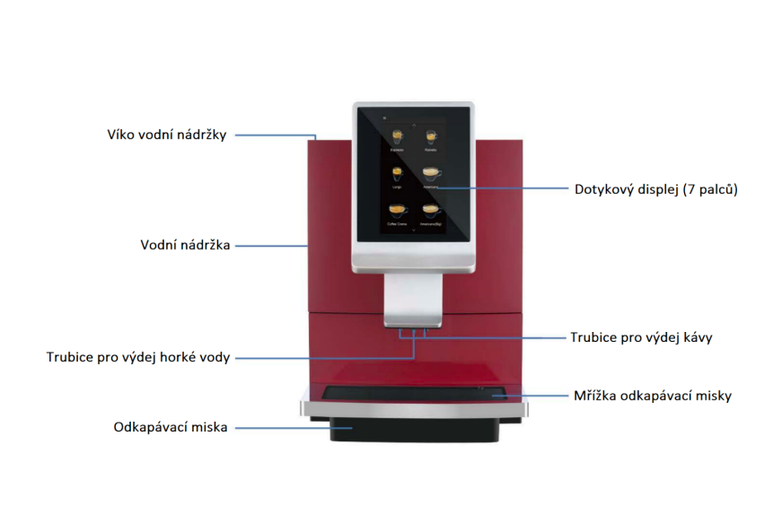 Profesionální automatický kávovar EP H08 | Lázeňská káva