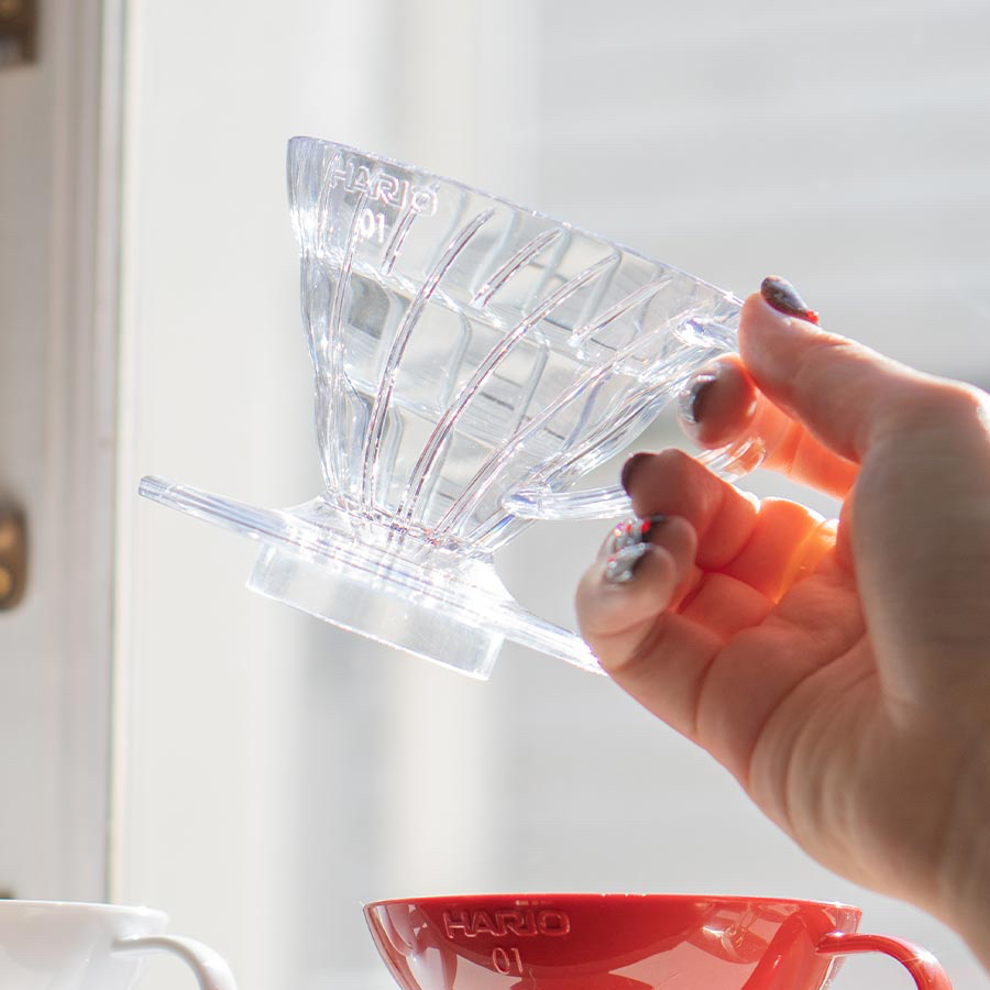 Dripper Hario V60-01 plastový | Lázeňská káva