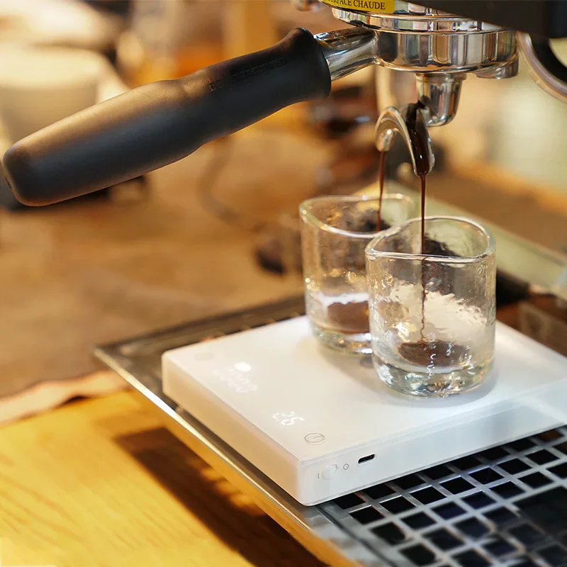 Timemore Basic Plus bílá váha se stopkami | Lázeňská káva