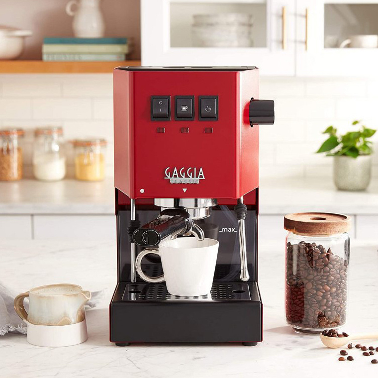 Gaggia New Classic EVO červený | Lázeňská káva