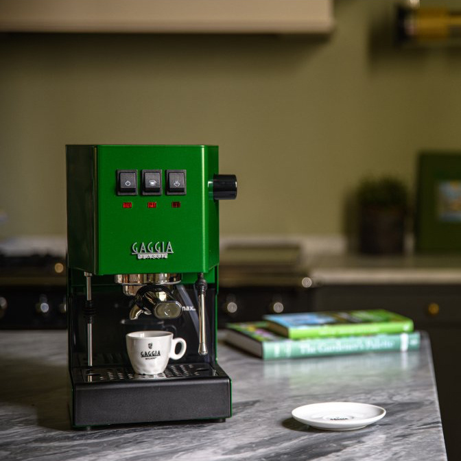 Gaggia New Classic EVO zelený | Lázeňská káva