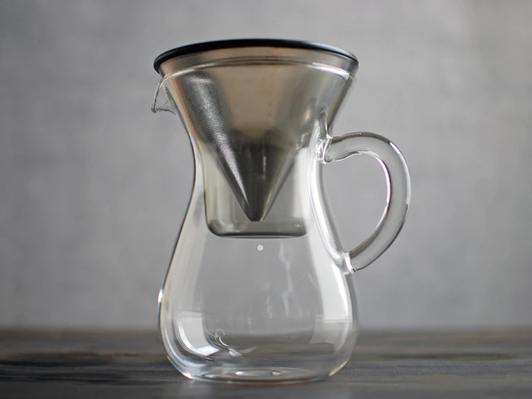 Karafa na kávu + filtr Kinto SCS-02 set 300 ml | Lázeňská káva