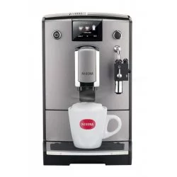 Automatický domácí kávovar Nivona NICR 675 s příkonem 1455 wattů pro rychlé a efektivní přípravu kávy.