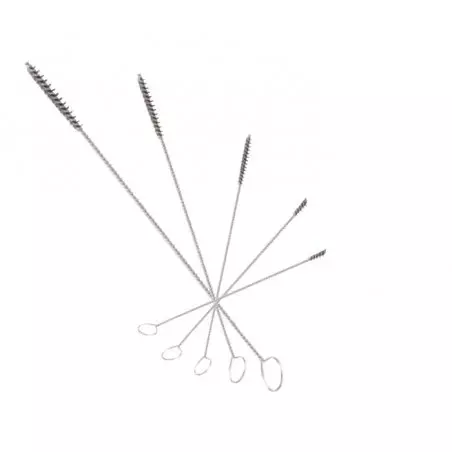 Kartáčky pro čištění trysky na mléko.