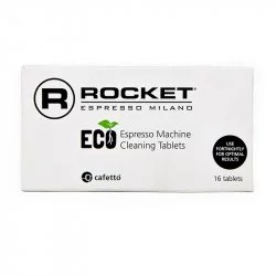 Ekologické tablety pro čištění kávovaru Rocket.