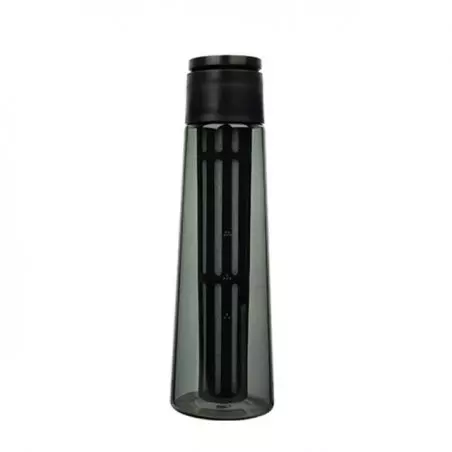 Skleněný cold brew přístroj Timemore Icicle, 600 ml, v elegantní černé barvě, ideální pro přípravu studeného kávového nápoje.