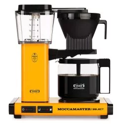 Moccamaster KBG Select Technivorm žlutý překapávač na kávu.