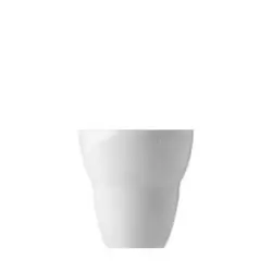 bílý šálek Basic na latte