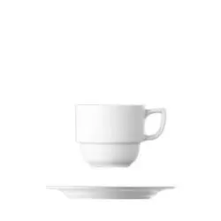 bílý šálek Diana na espresso