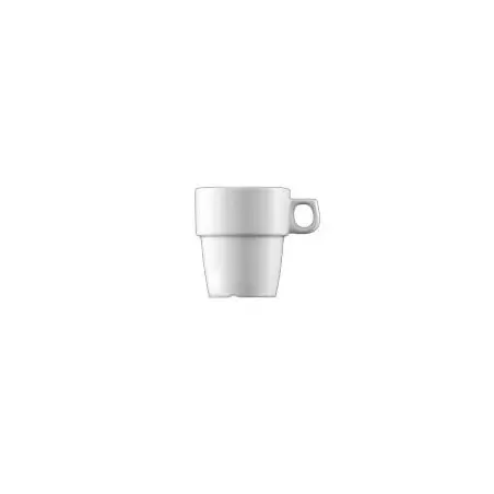 bílý šálek Fitness-line na cappuccino