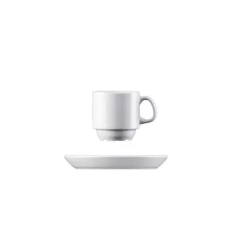 bílý šálek Josefine na latte