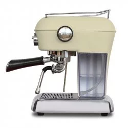Pákový kávovar Ascaso Dream ONE v barvě Sweet Cream s vibračním čerpadlem pro domácí použití.