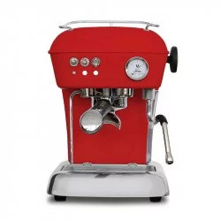 Kompaktní domácí pákový kávovar Ascaso Dream ONE v barvě Love Red s příkonem 1050 W.