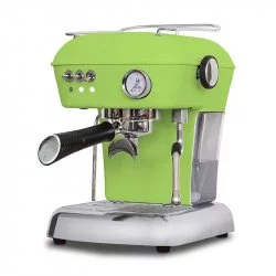 Kávovar Ascaso Dream ONE Fresh Pistachio v pistáciově zelené barvě pro domácí přípravu espresso kávy.