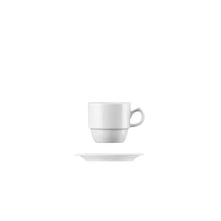 bílý šálek Mirabell pro přípravu cappuccina