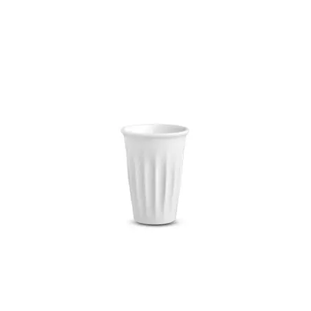 bílý hrnek Ribby na latte
