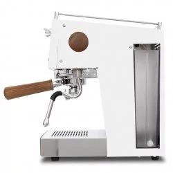 Kávovar Ascaso Steel UNO PID ve White&Wood provedení umožňuje precizní nastavení teploty pro dokonalé espresso.