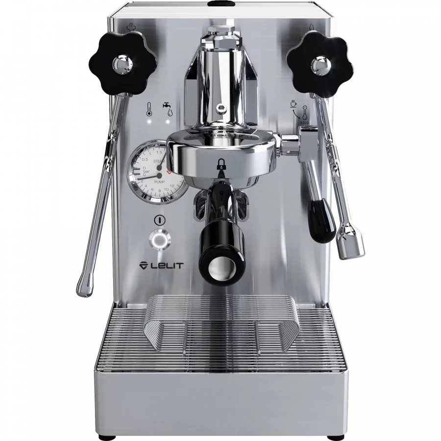 Domácí pákový kávovar Lelit Mara PL62X s funkcí výdeje horké vody.