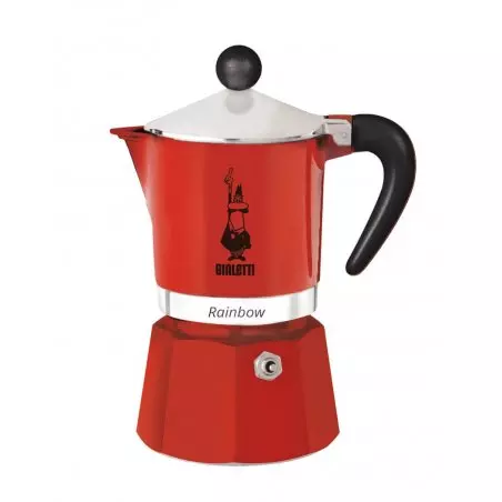 Bialetti Rainbow 1 v červené barvě.