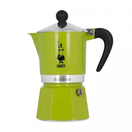 Bialetti Rainbow 3 v zelené barvě.