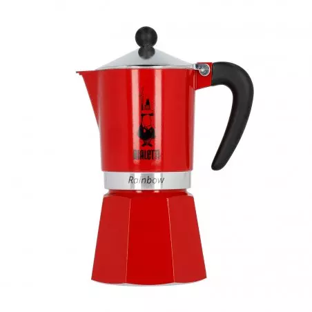 Bialetti Rainbow 6 v červené barvě.