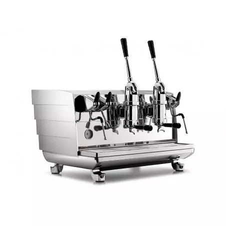 Profesionální pákový kávovar Victoria Arduino 358 White Eagle Leva 2GR v chromovém provedení s rotačním čerpadlem.