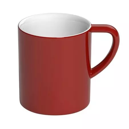 Červený porcelánový hrnek Loveramics Bond s objemem 300 ml.
