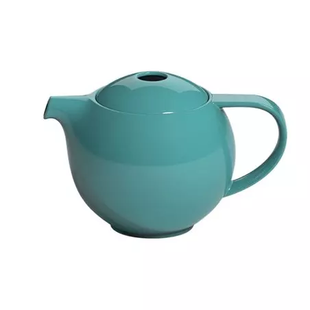 Čajník Loveramics Pro Tea v odstínu teal s objemem 400 ml a integrovaným sítkem pro snadné louhování čaje.