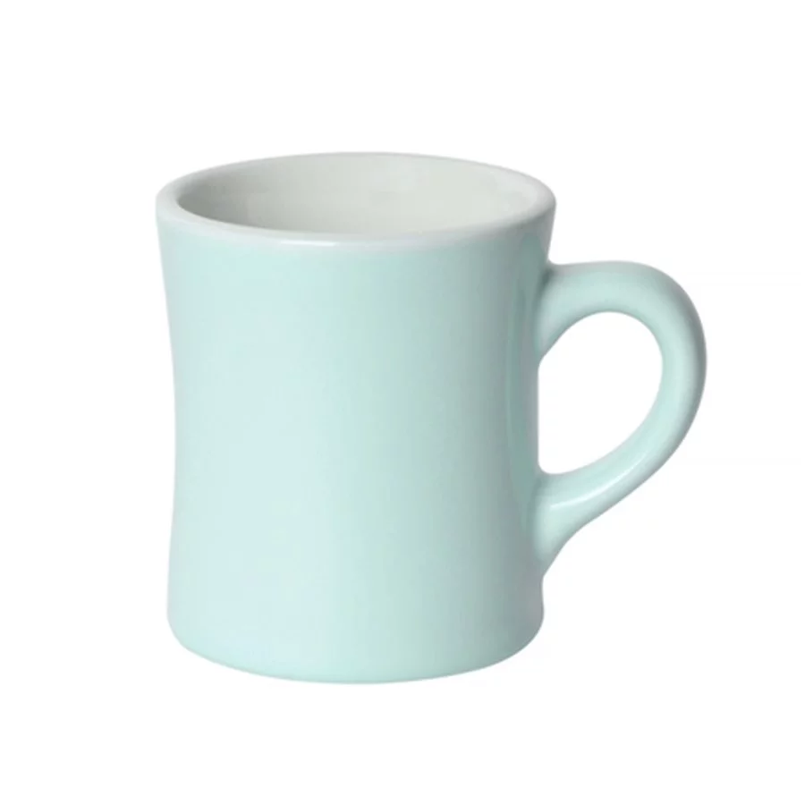 Modrý hrnek Loveramics Starsky o objemu 250 ml, ideální pro přípravu čaje nebo filtrované kávy.