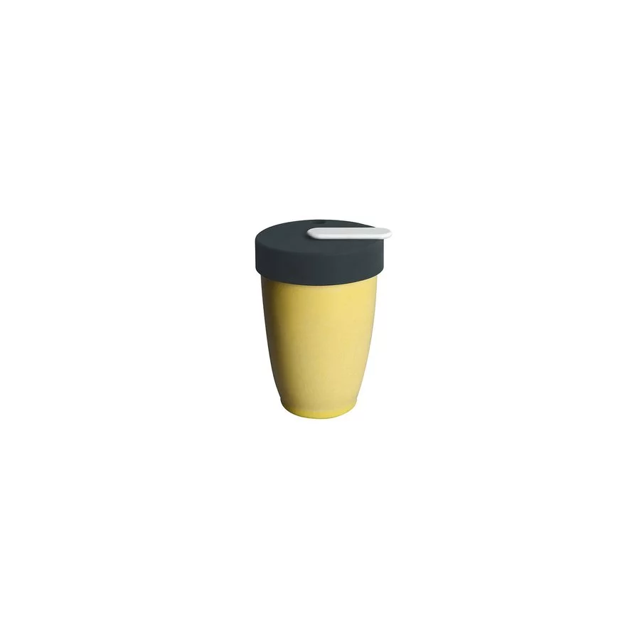Termohrnek Loveramics Nomad o objemu 250 ml v barvě Butter Cup, vyrobený z kvalitního porcelánu.
