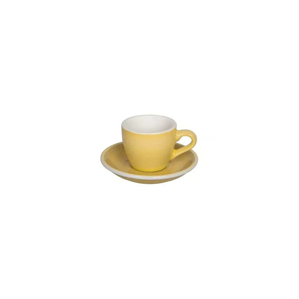 Loveramics Egg - Espresso 80 ml Cup and Saucer - Butter Cup