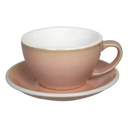 Loveramics Egg - Cafe Latte 300 ml Cup and Saucer - Rose