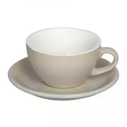 Loveramics Egg - Cappuccino 200 ml Cup and Saucer - Ivory