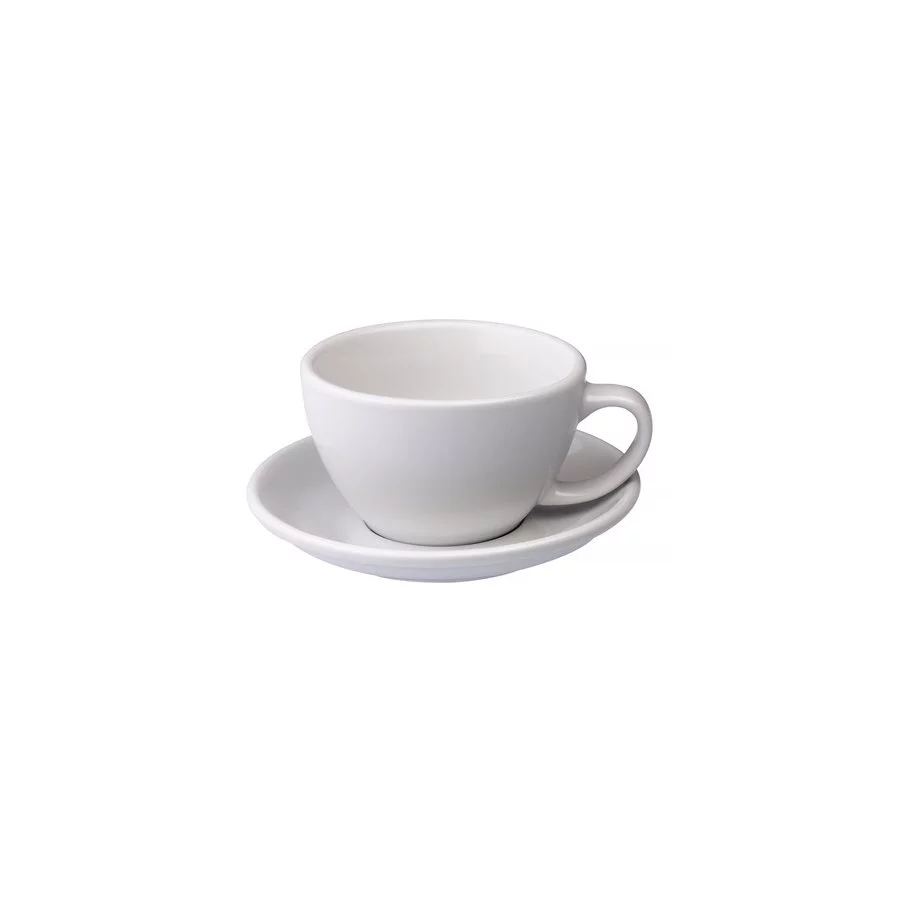 Loveramics Egg - Cafe Latte 300 ml Cup and Saucer - White