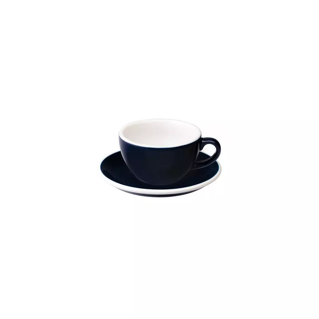 Loveramics Egg - Cappuccino 200 ml Cup and Saucer - Denim