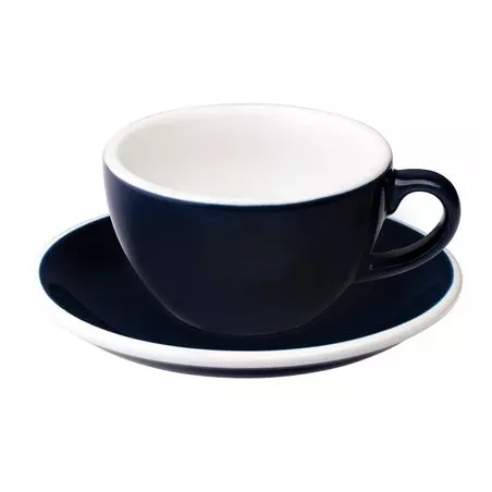Loveramics Egg - Cappuccino 200 ml Cup and Saucer - Denim