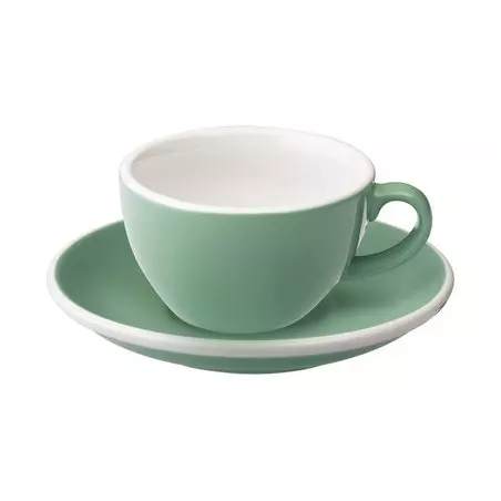 Loveramics Egg - Flat White 150 ml Cup and Saucer - Mint