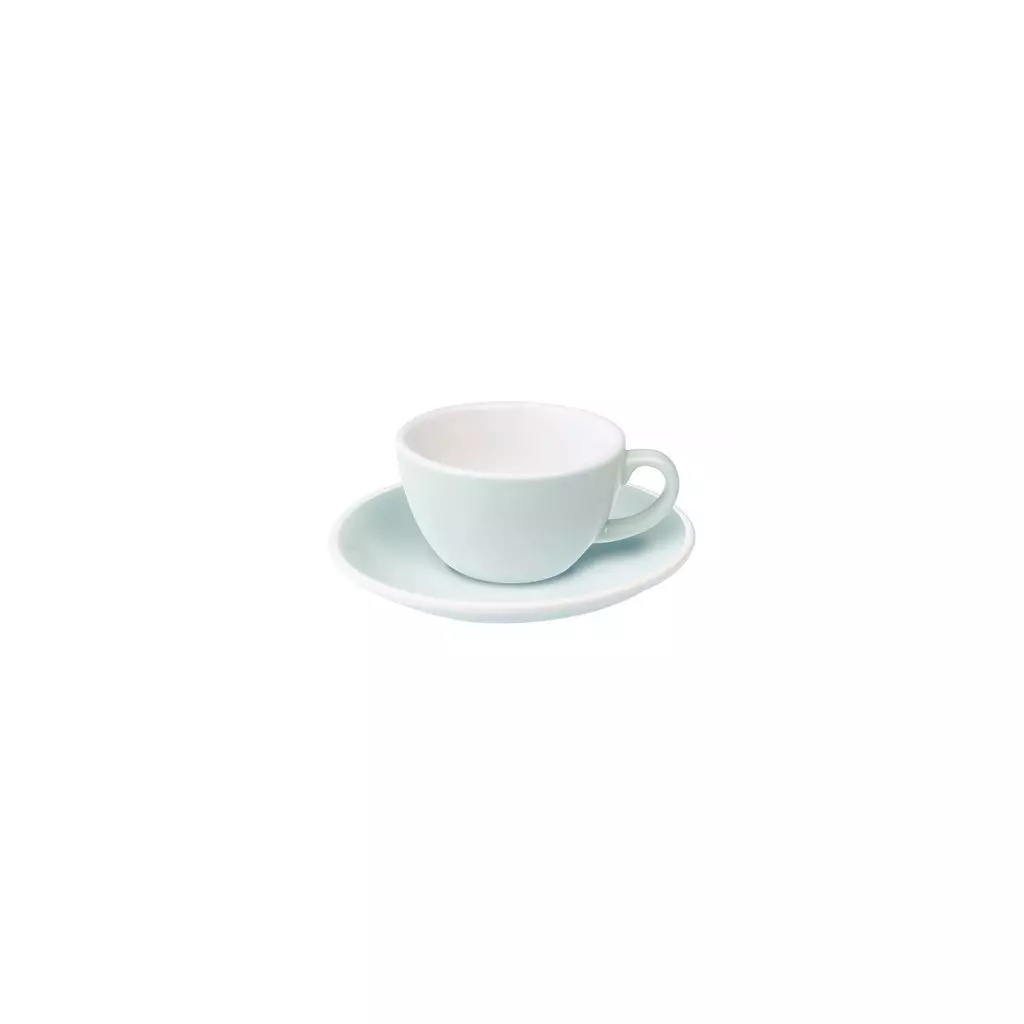 Loveramics Egg - Flat White 150 ml Cup and Saucer - River Blue