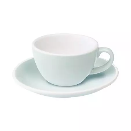 Loveramics Egg - Flat White 150 ml Cup and Saucer - River Blue