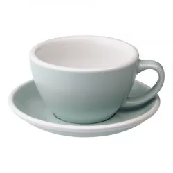 Loveramics Egg - Cafe Latte 300 ml Cup and Saucer - River Blue