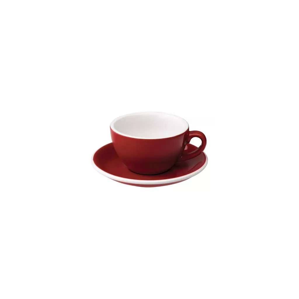 Loveramics Egg - Cappuccino 200 ml Cup and Saucer - Red
