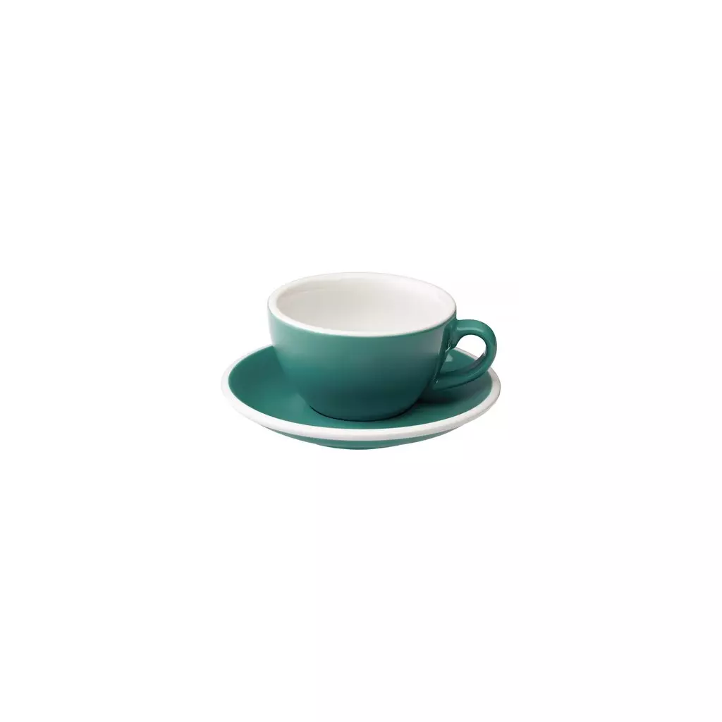 Loveramics Egg - Cappuccino 200 ml Cup and Saucer - Teal