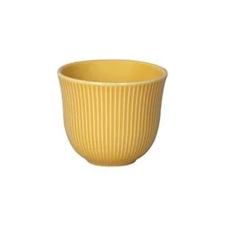 Loveramics Brewers - 150ml Embossed Tasting Cup - Yellow