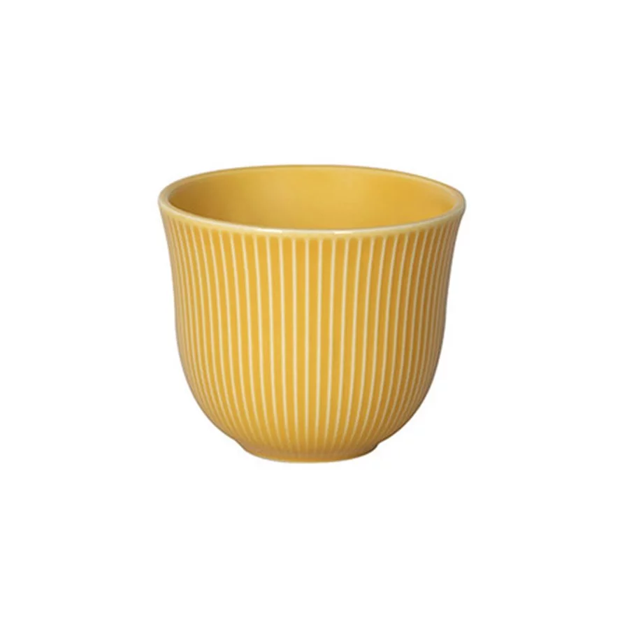 Loveramics Brewers - 150ml Embossed Tasting Cup - Yellow