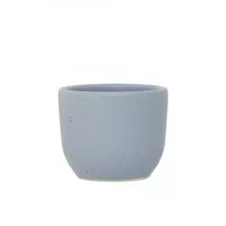 Modrá šálka na cappuccino Aoomi Kobe Mug A07 s objemem 125 ml.
