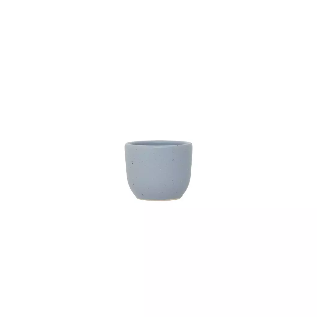 Modrá šálka na cappuccino Aoomi Kobe Mug A07 s objemem 125 ml.