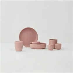 Miska na snídani Aoomi Yoko Bowl v růžové barvě, ideální pro servírování.
