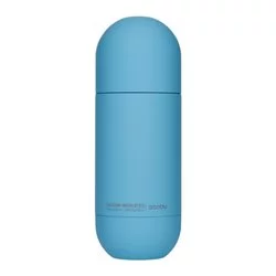Modrý Asobu Orb Bottle 420 ml je praktická termoska, ideální pro udržení teploty nápojů během cestování.